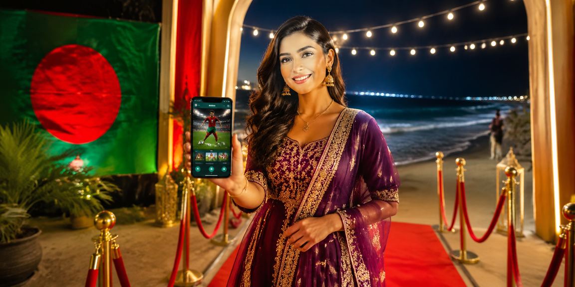 কক্সবাজারে স্পোর্টস বেটিং অভিজ্ঞতা, সবুজ ও লাল রঙের পরিবেশ