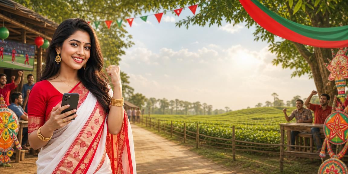 রংপুরে পহেলা বৈশাখে ক্রিকেট বেটিং করতে মোবাইলে পেমেন্ট করছেন উৎসাহী দর্শক